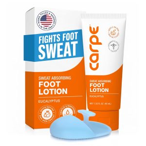 Carpe Sweat Absorbing Foot Lotion WITH APPLICATOR.1 Tube + Applicator